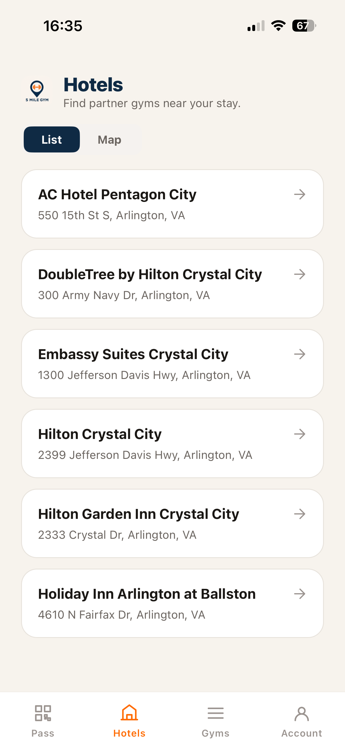 Partner hotels